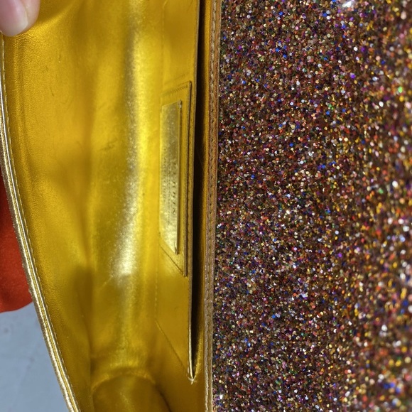 Perrin Paris Glitter Glove Clutch - Picture 9 of 10